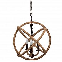 люстра foucault's orb rustic iron бежевая, коричневая в Ростове-на-Дону