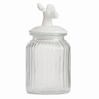 декоративная банка с крышкой deer средняя в Ростове-на-Дону