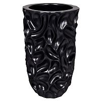 кашпо для цветов жемчужно-черное 30х30х48 см в Ростове-на-Дону