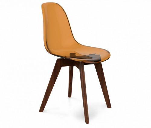 стул dsw кофейный s39 (eames style) в Ростове-на-Дону