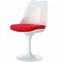 стул eero saarinen style tulip chair красная подушка в Ростове-на-Дону