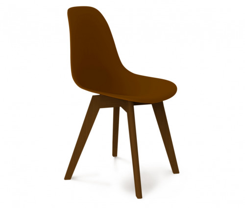 стул dsw коричневый s39 (eames style) в Ростове-на-Дону