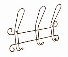 вешалка настенная graciya zavit коричневая в Ростове-на-Дону