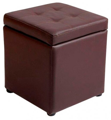 пуф шарм-дизайн евро с ящиком экокожа перламутр в Ростове-на-Дону