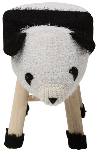 kare design пуф panda, коллекция "панда" 40*35*27, полиэстер, полиуретан, сосна, белый в Ростове-на-Дону
