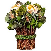 цветочная композиция пионы 21х25 см в Ростове-на-Дону