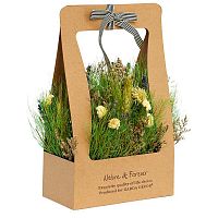 цветочная композиция полевые цветы 30х18х36 см в Ростове-на-Дону