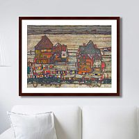 картина: houses with laundry (suburb ii), 1914г. в Ростове-на-Дону