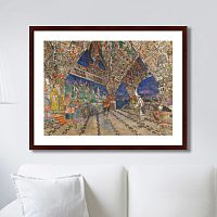 картина: stage design for le coq d'or, 1917г. в Ростове-на-Дону