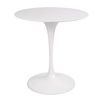 стол eero saarinen style tulip table top mdf d70 глянцевый белый в Ростове-на-Дону