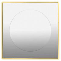 зеркало золотое квадратное 80х80 см с центральной круглой вставкой в Ростове-на-Дону