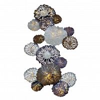 настенный декор цветы серо-голубые в Ростове-на-Дону