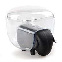 держатель для ватных дисков sheep чёрный-прозрачный в Ростове-на-Дону