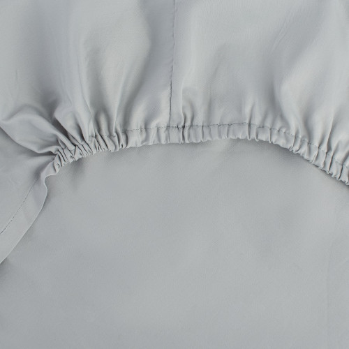 простыня на резинке из перкаля светло-серого цвета в Ростове-на-Дону