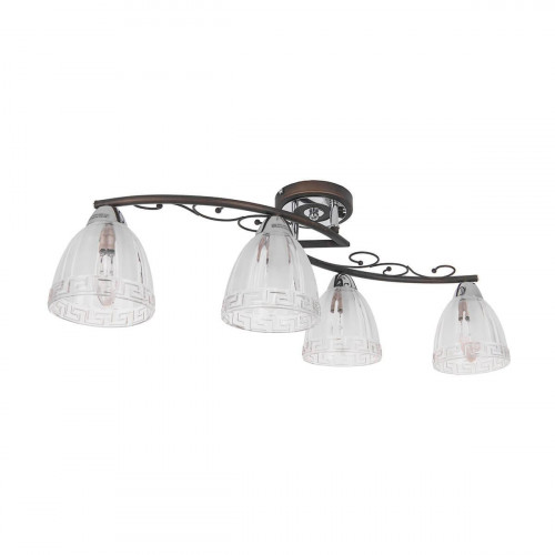 потолочная люстра idlamp nield 232/4pf-blackchrome в Ростове-на-Дону