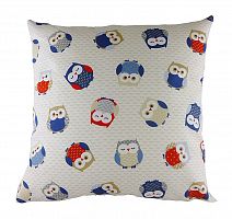 подушка с принтом owl print blue в Ростове-на-Дону