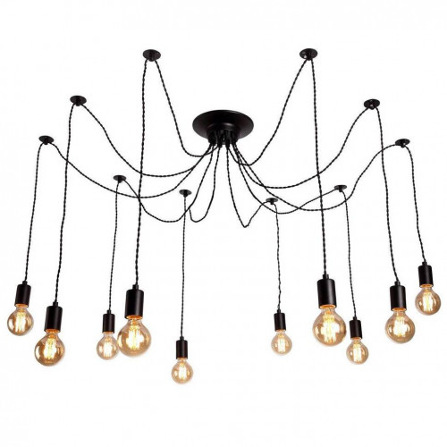 подвесная люстра arte lamp 76 a9184sp-10bk в Ростове-на-Дону