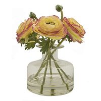 композиция из искусственных цветов в вазе лютики в Ростове-на-Дону