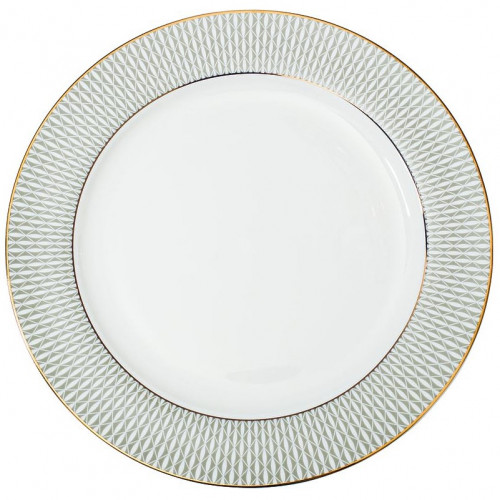 тарелка обеденная 27см серый орнамент в Ростове-на-Дону