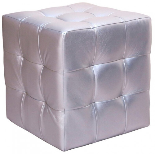 пуф шарм-дизайн квадро серебро в Ростове-на-Дону