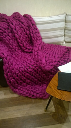 плед нежность бордовый малый в Ростове-на-Дону