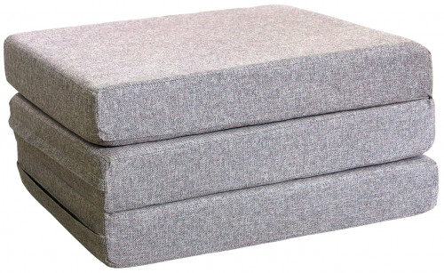 пуф шарм-дизайн матрас мобильный шаг мальта серая в Ростове-на-Дону