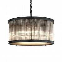 люстра essex crystal 68 черное основание, прозрачное стекло черное основание, прозрачное стекло в Ростове-на-Дону