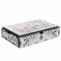 шкатулка для украшений кобра серая 23x15x5 см в Ростове-на-Дону