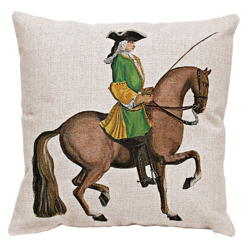 декоративная подушка «верховая езда, урок № 10» в Ростове-на-Дону