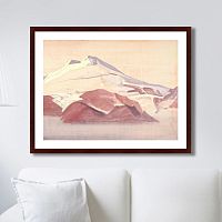 картина: эльбрус, кавказ. 1933г. в Ростове-на-Дону