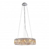 подвесная люстра crystal lux lirica sp10 d610 chrome в Ростове-на-Дону