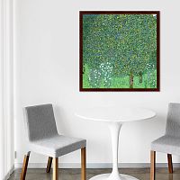 картина: розы под деревьями, 1905г в Ростове-на-Дону