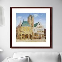 картина: the old town hall of amsterdam, 1657г. в Ростове-на-Дону