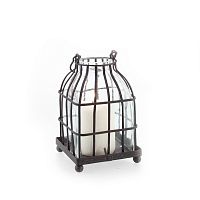 подсвечник-фонарь металлический со стеклом bird in cage i, 15 см в Ростове-на-Дону