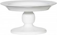 блюдо круглое на фигурной ножке 30х16 см display белое в Ростове-на-Дону