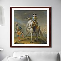 картина: empress elizaveta petrovna on horseback, 1745г. в Ростове-на-Дону