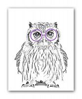 постер сова в очках а3 в Ростове-на-Дону