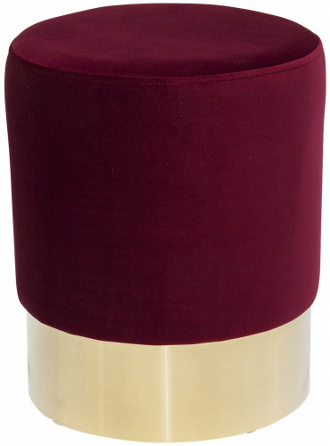 kare design пуф cherry, коллекция "вишня" 35*42*35, полиэстер, сталь, дсп, бордовый в Ростове-на-Дону