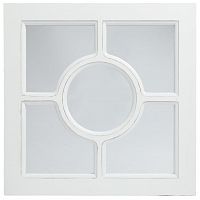 зеркало белое квадратное с декором круг cerchio в Ростове-на-Дону