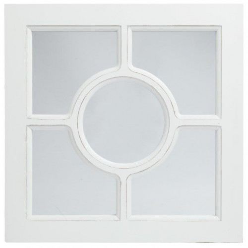 зеркало белое квадратное с декором круг cerchio в Ростове-на-Дону