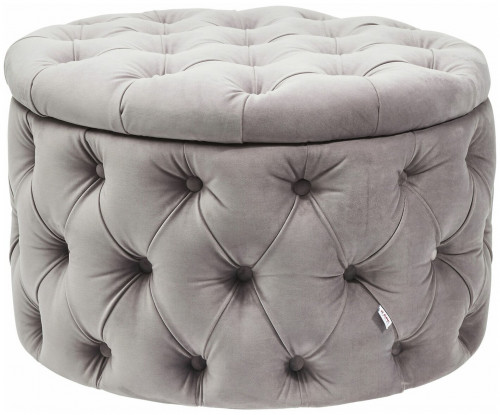 kare design пуф desire, коллекция "желание" 73*46*73, бархат, полиуретан, сосна, серый в Ростове-на-Дону