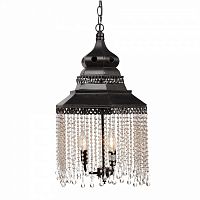 люстра подвесная черная с хрустальными подвесками chandelier в Ростове-на-Дону