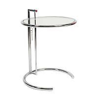 стол журнальный eileen gray style cocktail table e-1027 прозрачный в Ростове-на-Дону