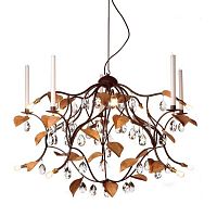 люстра jahreszeiten от delight collection прозрачная/бронзовая в Ростове-на-Дону