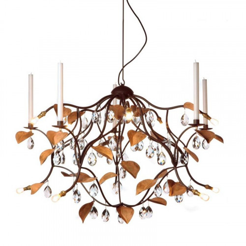 люстра jahreszeiten от delight collection прозрачная/бронзовая в Ростове-на-Дону