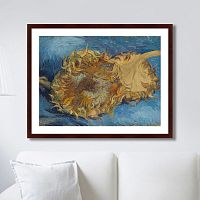 картина: подсолнухи на синем, 1888г. в Ростове-на-Дону