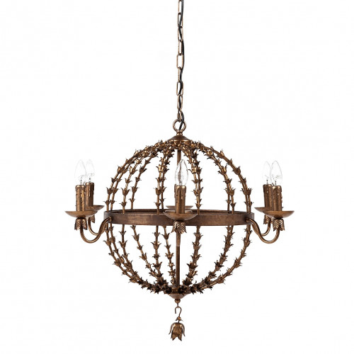 подвесная люстра-шар fiesta бронзовая в Ростове-на-Дону