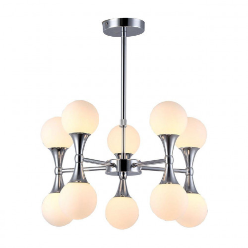 подвесная люстра arte lamp a9162lm-10cc белая в Ростове-на-Дону