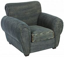 кресло san francisco denim armchair серое в Ростове-на-Дону