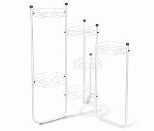 подставка для цветов kaskad 3 бело серая в Ростове-на-Дону